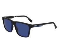 Lacoste Uomo Lacoste L6039S 002 Occhiali da sole Bio-iniettato Nero Squadrata Normale