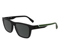 Lacoste Uomo Lacoste L6058S 002 Occhiali da sole Bio-iniettato Nero Grigio Squadrata Normale