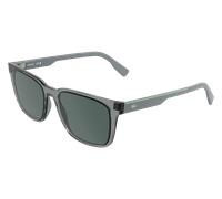 Lacoste Uomo Lacoste L6077S 035 Occhiali da sole Bio-iniettato Grigio Squadrata Normale