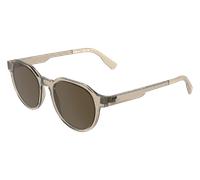 Lacoste Uomo Lacoste L6087S 264 Occhiali da sole Bio-iniettato Beige Marrone Squadrata Normale