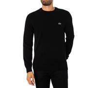 Lacoste Pullover da Uomo con Collo Rotondo Organico Nero VII/2XL Nero