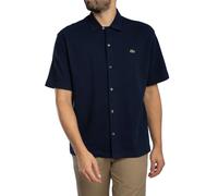 Lacoste Uomo Maglietta a maniche corte con logo, Blu