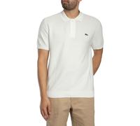 Lacoste Uomo Polo a maglia dalla vestibilità classica, bianca