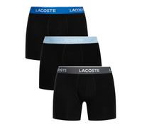 Lacoste Uomo Slip Boxer da 3 pezzi, Nero