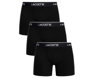 Lacoste Uomo Slip Boxer da 3 pezzi, Nero