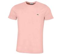 Lacoste Uomo T-Shirt Crew Logo, Rosa, Small