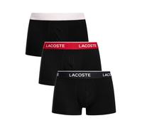 Lacoste Uomo Tronchetti di tracolla in cotone 3 pezzi, Nero