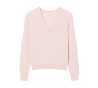 Lacoste - V-neck Knitwear - - Knitwear - Donna - Rosa - S