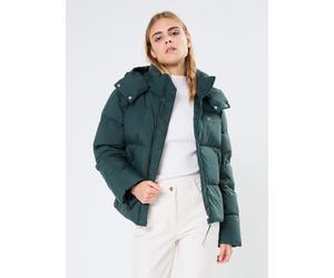 Lacoste - Veste courte siglée en duvet avec capuche Verde - Abbigliamento 36 Verde