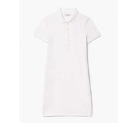 Lacoste Vestito Donna EF5473 Bianco Taglia 38 Polo Dress Elegante