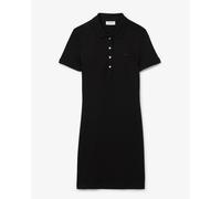 Lacoste Vestito Polo Donna Nero Taglia 36 Elegante e Casual Originale T-Shirt