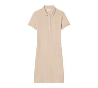Lacoste - Vestito Polo Slim Fit in Mini Piquet Stretch - - Dresses - Donna - Beige - M