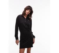 Lacoste - Vestito stile polo nero M