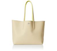 Lacoste Women's Anna Large Reversible Tote Bag, Soft Sage Yellow Elec, One Size