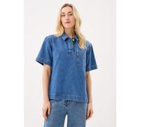 Lacoste - Woven Shirt CF0051 Blu - Abbigliamento 34 Blu