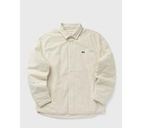 Lacoste WOVEN SHIRT men Overshirts beige in taglia:S