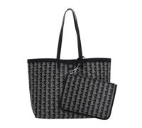 Lacoste Zely Shopping Bag Mono Noir Beige