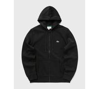 Lacoste Zip-Up Fleece Hoodie men Hoodies black in taglia:M