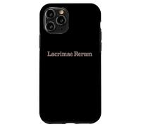 Lacrimae Rerum - Filosofia Latina Quote Design Custodia per iPhone 11 Pro