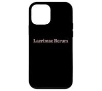 Lacrimae Rerum - Filosofia Latina Quote Design Custodia per iPhone 12 mini