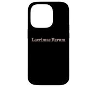 Lacrimae Rerum - Filosofia Latina Quote Design Custodia per iPhone 14 Pro
