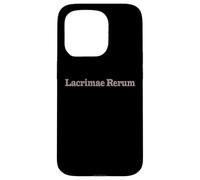 Lacrimae Rerum - Filosofia Latina Quote Design Custodia per iPhone 15 Pro