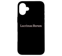 Lacrimae Rerum - Filosofia Latina Quote Design Custodia per iPhone 16 Plus