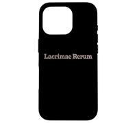 Lacrimae Rerum - Filosofia Latina Quote Design Custodia per iPhone 16 Pro