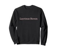 Lacrimae Rerum - Filosofia Latina Quote Design Felpa