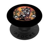Lacrime dei miei nemici Raccoon Cowboy Umorismo occidentale PopSockets PopGrip Adesivo