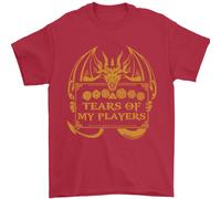 Lacrime Di il Mio Giocatori RPG Gioco di Ruolo Giochi Uomo T-Shirt 100% Cotone