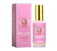Lacrime rosa Mistria corpo, fresco corpi di latte di latte a nebbia, profumo di fragola per donne, fragranza di lunga durata e leggero idratante (1pc)