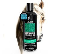 Lacrin Menta & Aloe Vera Champu di cavallo per uso umano, 500 ml
