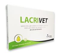 Aurora Biofarma Lacrivet Gocce oculari per cane e gatto 10 flaconcini da 0,5 ml