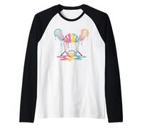 Lacrosse Ice Cream Drip LAX Casco Ragazzi Bastone Giovani Giocatori Maglia con Maniche Raglan