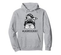 Lacrosse zia disordinato chignon occhiali Felpa con Cappuccio