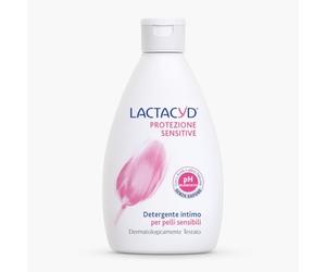 Lactacyd Protezione Sensitive, Gel Detergente Intimo per Pelli Sensibili, Extra Delicato, Formula Senza Sapone, con Estratto di Cotone, 6 Flaconi da 300 Ml