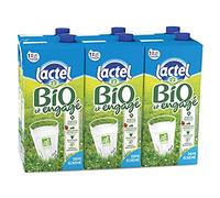 Lactel Mezzo latte biologico, 6 x 1 l