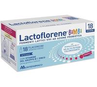 Montefarmaco Integratore Lactoflorene Bimbi Fermenti Lattici Probiotici 18 flaconcini 10 ml