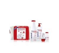 Lactovit Set regalo Lactourea con urea, 0% alcol - Beauty case 5 pezzi