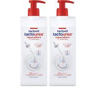 Lactovit - Leche Corporal Reparadora Lactourea con Protein Calcium, para Pieles Secas y Extra Secas - 400 ml (Confezione da 2)