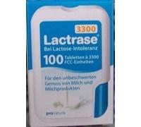 Lactrase 3300 100 Pastiglie - Lactose Intolleranza PZN 9545215 Fare Clic su Pack