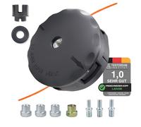 LADAMI Testa di filo per decespugliatore, accessorio con sistema Tap & Go M10 x 1,25, bobina di filo universale