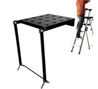 Ladder Platforms - Heavy Duty Folding Step | Adjustable Heavy-Duty Ladder With Anti-Slip, Folding Step Tool For Landscaping, Garden, Outdoor, Backyard, Farm, Patio, Or Home Repair Use