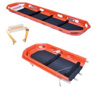 LADECNERHT Barella a Cesto di Emergenza, Barella di Soccorso Multifunzionale, Barella Portatile Pieghevole, Barella Portatile Separabile per Impieghi Gravosi per Soccorso Aereo, Marittimo E Montano