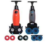 LADECNERHT Lavasciuga Pavimenti Professionale, con Pista di Pulizia da 43 Cm, Lucidatrice E Pulitrice per Pavimenti Multifunzione, 240 Giri/Min, Pulizia Profonda di Piastrelle E Fughe