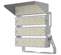 LADECNERHT Proiettore LED da Stadio 250w~1250w, 150LM/W, 6500k, Grado di Protezione IP66 Ac100~277v, Apparecchio di Illuminazione per Stadi, Campi da Gioco, Aree Esterne Gray-1000W