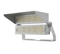 LADECNERHT Proiettore LED per Esterni da Stadio 250w~1250w, 150LM/W, Ac100~277v, 6500k, Grado di Protezione IP66, Angolo di Illuminazione più Ampio per Campi Sportivi E Campi da Gioco Gray-500W