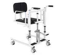 LADECNERHT Sollevamento per Pazienti, Sedia per Sollevamento Letti da Utilizzare in Casa E Ospedali, Come Sedia a Rotelle per Anziani, Portata 200 kg Black