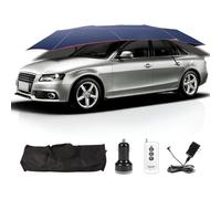 LADECNERHT Tettoia per Auto Completamente Automatica, Carport Portatile Parasole per Veicoli | Impermeabile E Anti-UV, Facile Montaggio con Assistenza Idraulica, Design Pieghevole Length4.6m